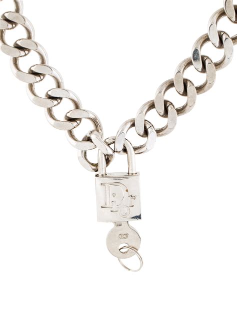 christian dior lock and key necklace|Christian Dior Necklaces .